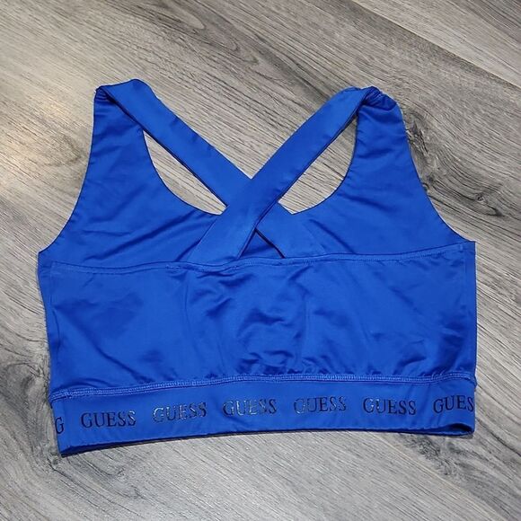 Guess Cobalt Blue Sports Bra - Picture 3 of 5